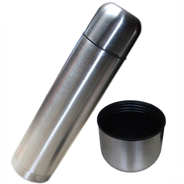 Fox Outdoor Vakuum-Thermoskanne, 1 liter, Edelstahl, Schraubdeckel